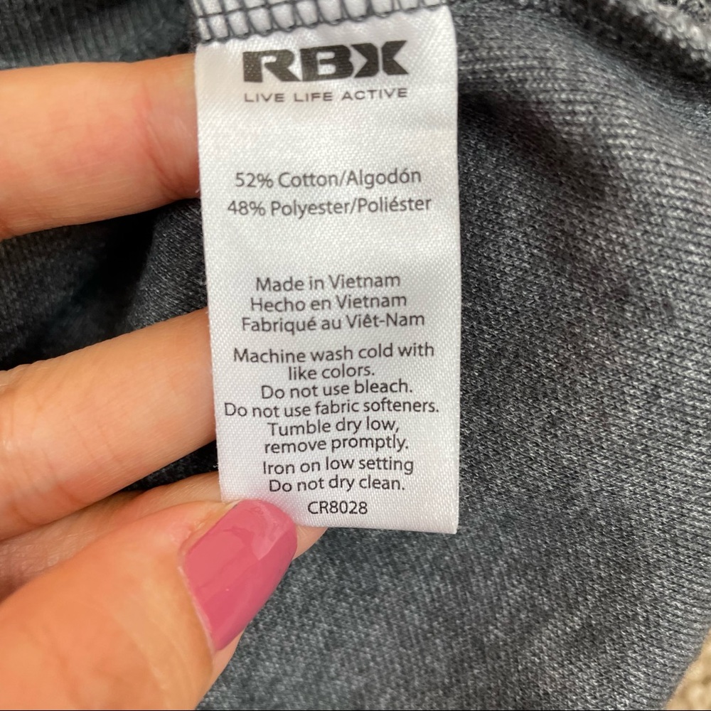 Rbx Gray Performance Zip Up Jacket - image 4